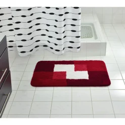 Teppich Coins 60 x 90 cm rot Polyester ^ Ridder Hot
