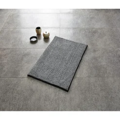 Teppich Fresh 60 x 90 cm schwarz Polyester ^ Ridder Outlet