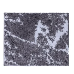 Teppich Marmor 55 x 50 cm grau-weiß Polyester-Microfaser ^ Ridder Online