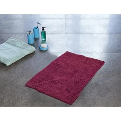 Teppich Soft 55 x 85 cm beere Polyester-Microfaser ^ Ridder