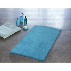 Teppich Soft 55 x 85 cm hellblau Polyester-Microfaser ^ Ridder Outlet