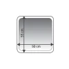 Vorleger Carl 55 x 50 cm beige Polyester ^ Ridder Clearance