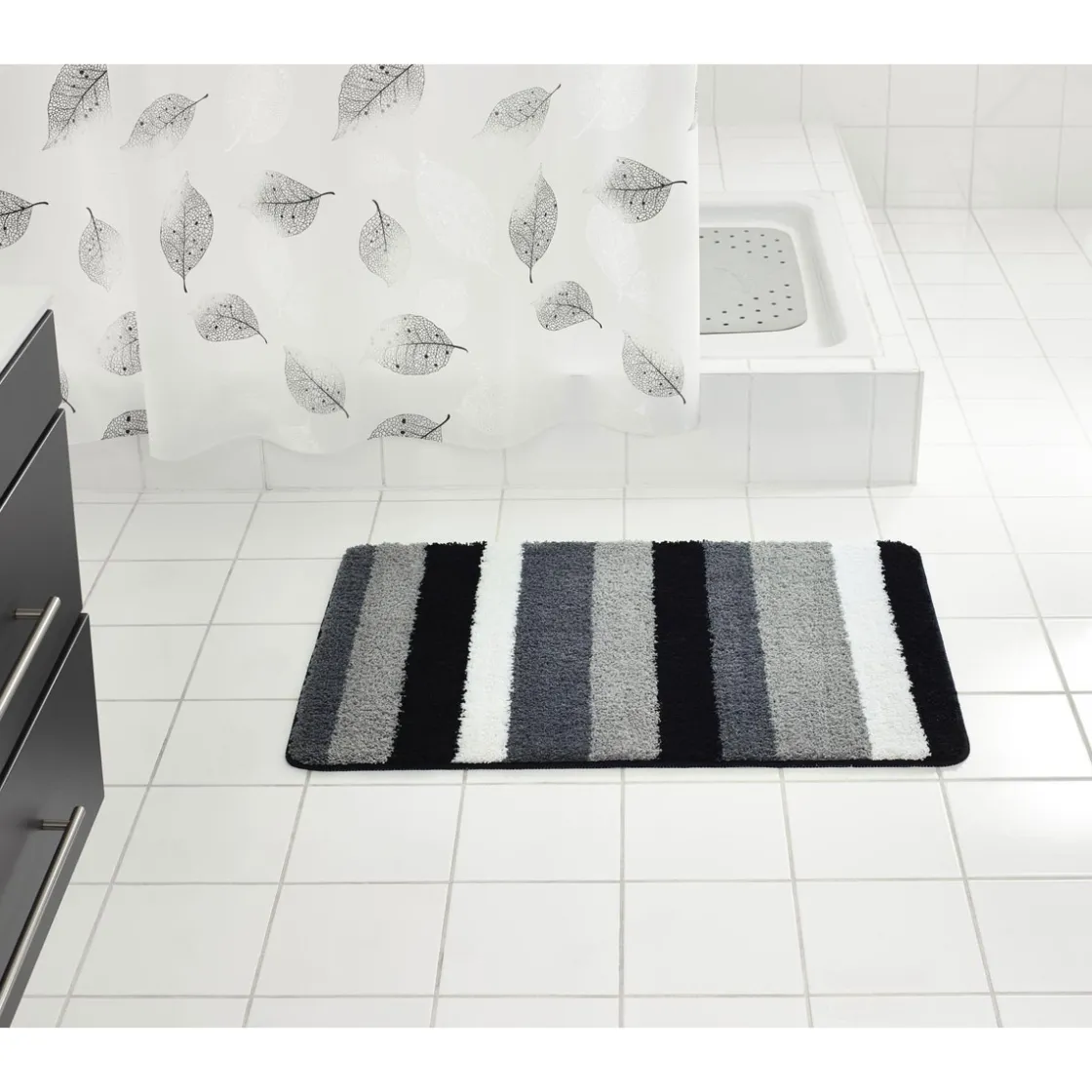 Vorleger Carl 55 x 50 cm grau Polyester ^ Ridder Online