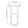 XL-Adapter für Duschklappsitz Pro chrom ^ Ridder Sale