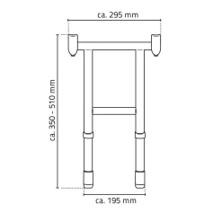 XL-Adapter für Duschklappsitz Pro chrom ^ Ridder Sale