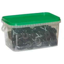 Ringisolator kompakt Durchmesser 5,3 mm schwarz 25 Stück ^ New