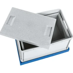 Rollwagen für Kunststoffbehälter 61 x 16,5 x 41 cm ^ Outlet