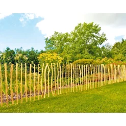 Rollzaun Natur 90x500 cm, Staketen 90 cmhoch, 500 cm lang ^ Online