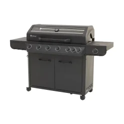 Gasgrillwagen Vulcano 6 Turbo Plus Black Edition ^ Rothmann New