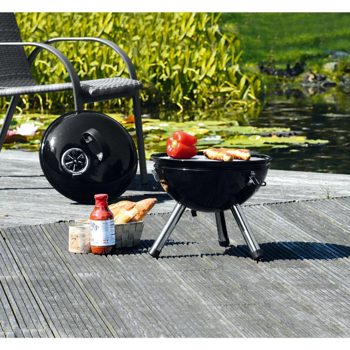 Holzkohlegrill Kettle 37 Picknickgrill ^ Rothmann Sale