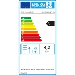Gasofen Blue Flame BFT Pro 4200 Watt mit Thermostat ^ Rowi Sale