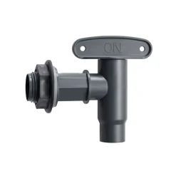 RT-Auslaufhahn 3/4" graph. grey inkl.Dichtung und Kontermutter ^ Garantia Online