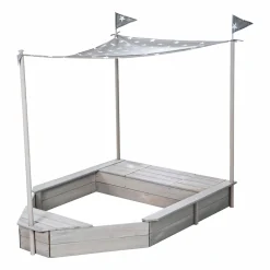 Sandkasten Boot 65 x 109 x 154 cm ^ Hot