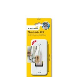 Abdeckplatte Softline weiß Lochabstand 16 cm ^ Schellenberg Clearance
