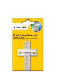Gurtführung eckig für 14-23 mm Gurtband weiß ^ Schellenberg Hot