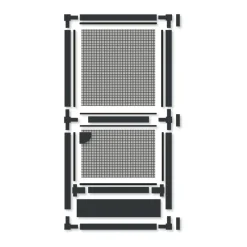 Insektenschutztür Plus 100 x 210 cm anthrazit ^ Schellenberg Clearance