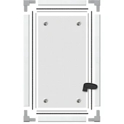 Lichtschacht-Gitter Sauberer Lichtschacht Aluminium 55 x 110 cm ^ Schellenberg Online