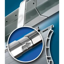 Teleskopwelle mit Nut 60 mm Länge 1,5 m ^ Schellenberg Discount
