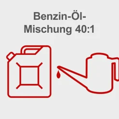 Benzin- Kettensäge CSP41 ^ Scheppach