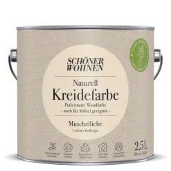 Naturell Kreidefarbe 2,5 L Muschelliebe ^ Schöner Wohnen Farbe New