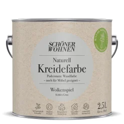 Naturell Kreidefarbe 2,5 L Wolkenspiel ^ Schöner Wohnen Farbe Best