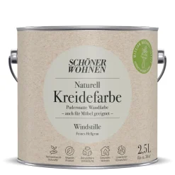 Naturell Kreidefarbe 2,5 L Wildstille ^ Schöner Wohnen Farbe Discount