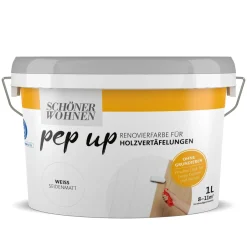 pep up Holzvertäfelung weiß L ^ Schöner Wohnen Farbe Hot
