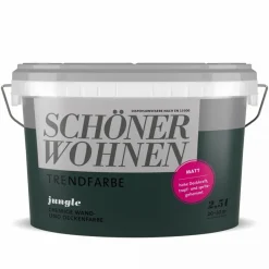 Trendfarbe Jungle Matt 2,5 L ^ Schöner Wohnen Farbe