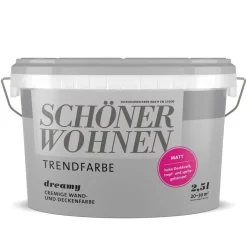 Trendfarbe Dreamy Matt 2,5 L ^ Schöner Wohnen Farbe Outlet