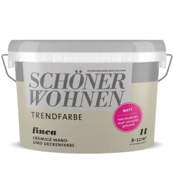 Trendfarbe Finca Matt 1 L ^ Schöner Wohnen Farbe Hot