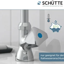 Kaltwasser-Schwenkventil „Carneo“ chrom ^ Schütte Online