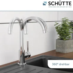 Küchenarmatur Cornwall Spültischarmatur chrom ^ Schütte Discount