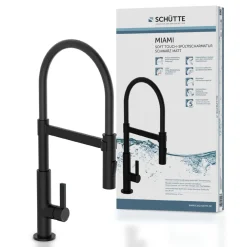 Küchenarmatur Miami schwarz matt ^ Schütte Online