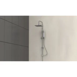 SCHÜTTE Duschset TOKYO mit Regendusche und Handbrause chrom ^ Schütte Hot