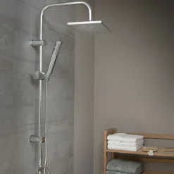SCHÜTTE Duschset TOKYO mit Regendusche und Handbrause chrom ^ Schütte Hot