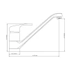 schwenkbare Design Küchenarmatur Grande schwarz matt ^ Schütte Clearance