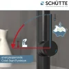 Spültischarmatur Miami schwarz matt Hochdruck ausziehbar ^ Schütte Discount