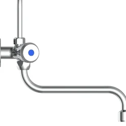 Spültischarmatur Niederdruck schwenkbar für 5 L Obertischspeicher ^ Schütte New