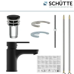 Waschtischarmatur Denver schwarz matt ^ Schütte Online