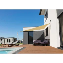 Segel Capri Dr 4x4x4m champagne ^ Discount