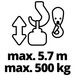 Seilhebezug TC-EH 500 ^ Einhell Discount