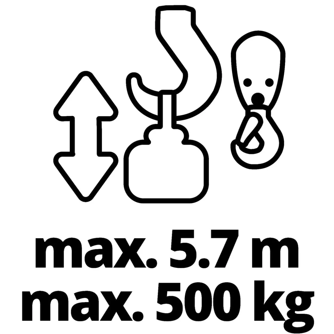 Seilhebezug TC-EH 500 ^ Einhell Discount