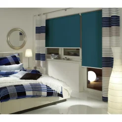 Seitenzugrollo PG 3 122x180cm dunkelblau ^ Gardinia Outlet