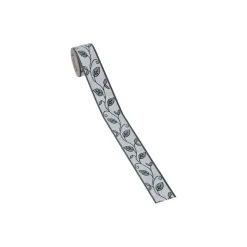 Selbstklebende Borte Ranken grau 5 m ^ Clearance