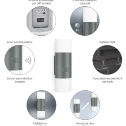 Sensor-Aussenleuchte L 910 LED Up- & Downlight ^ Steinel Discount