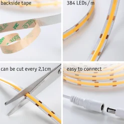 SimpLED COB Strip Set 3m warmweiss 11W230/12V DC weiss Metall ^ Paulmann Discount