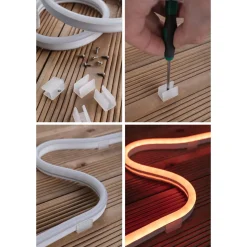 SimpLED Outdoor Stripe Set 3m RGB 19,5W230/24V DC Weiss Kst ^ Paulmann Best