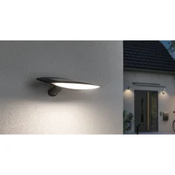 Solar WL Kiran IP44 400lm BWM Anthrazit3000K ^ Paulmann