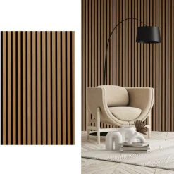 Sonido Elements Akustikpaneel Oiled oak1200x560x18mm FSC ^ Hot
