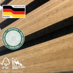 Sonido Elements Akustikpaneel Oiled oak1200x560x18mm FSC ^ Hot
